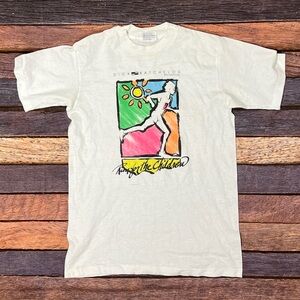VTG 80s Run For Children Running Race Marathon 1980s Tshirt